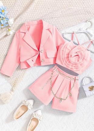 Костюм 82, р.4,5,6,7, розовый