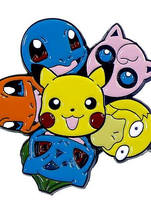 Пин «пикача и компания» из покемонов