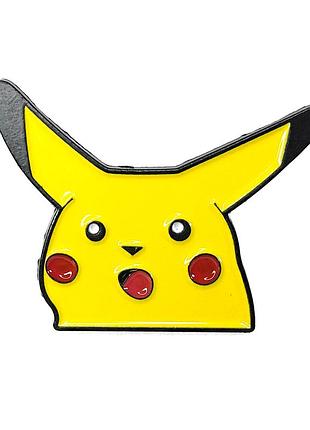 Пин «удивленный пикачу» с покемонов