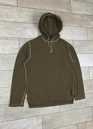 Junya watanabe comme des garcons man hoodie japan khaki green size m кофта худі