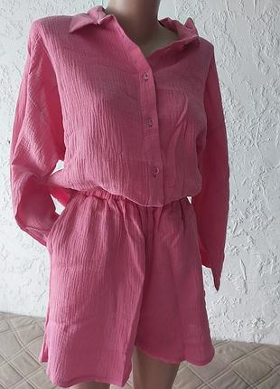 Костюм рубашка шорты