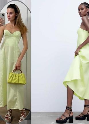 Ніжна літня сукня від zara