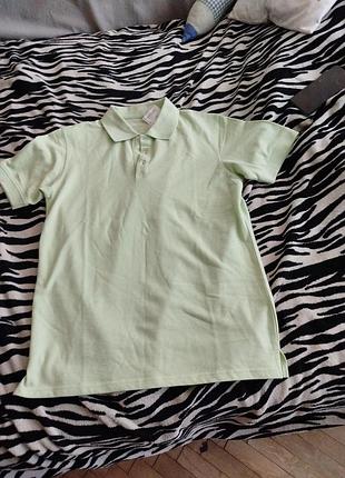 Тенниска мужская салатного цвета