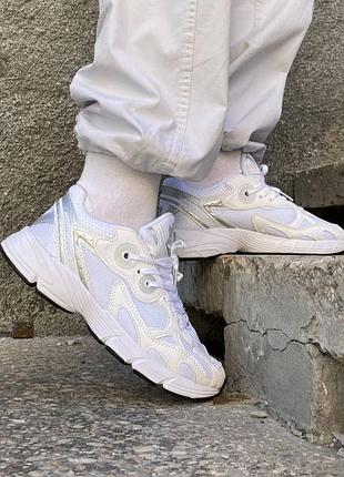 Кроссовки adidas astir white silver