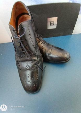 Туфли мужские clarks черные 45размер