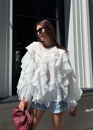Блуза женская белая