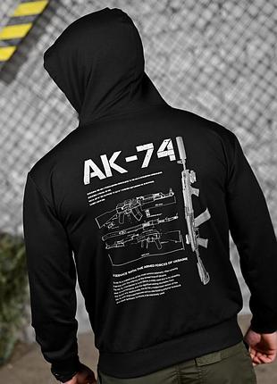 Тактична худі maklin ак-74  виготовлена з високоякісного матеріалу двонитка. модель має стильний малюнок tdf, що підкреслює її військову тематику.