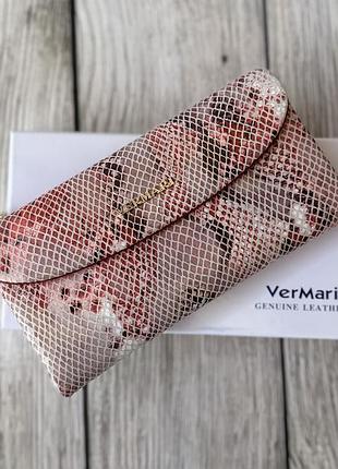 Кошелек женский кожаный vermari красный