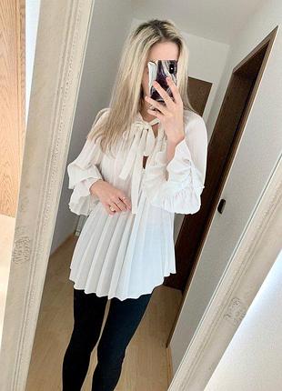 🥰 блуза плісе zara s