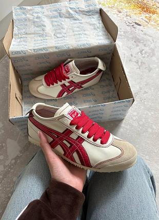 Кроссовки asics onitsaka tiger mexico 66 cream samba snake year