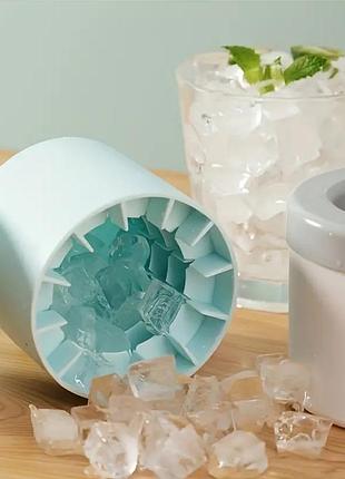 Силиконовая форма для льда, тубус с крышкой