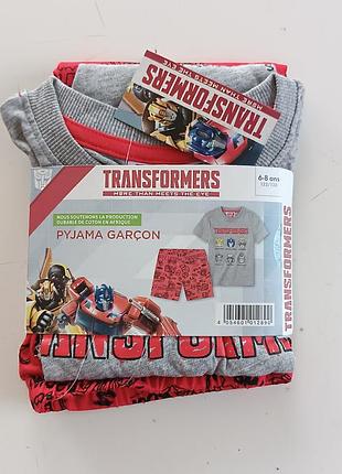 Трикотажная пижама на мальчика 122-128см трансформер