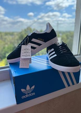 Кроссовки унисекс adidas gazelle core black black bb5476