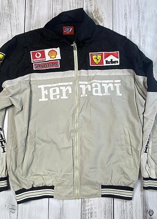 Ferrari f1 michael schumacher shell racing jacket вінтажна куртка розмір 2xl