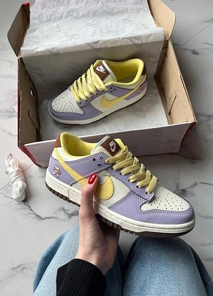 Кроссовки nike dunk low premium lilac bloom wmns
