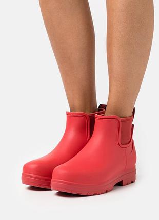 Водостійкі гумові черевики ugg droplet ankle rain-boots waterproof, оригінал