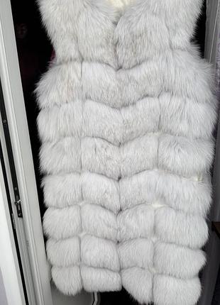 Натуральна безрукавка з песця