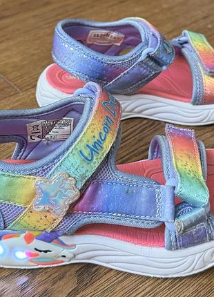 Skechers босоніжки, сандалії з підсвіткою р.28(18,5 см)