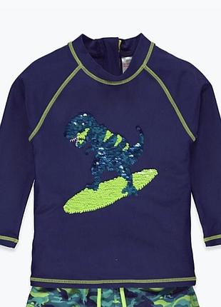 Купальная кофта, купальный костюм, верх от купальника, защитная кофта от солнца, реглан spf 50