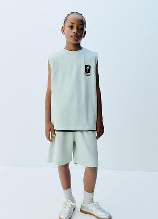 Костюм zara (шорти + футболка), нова колекція, на 122 см