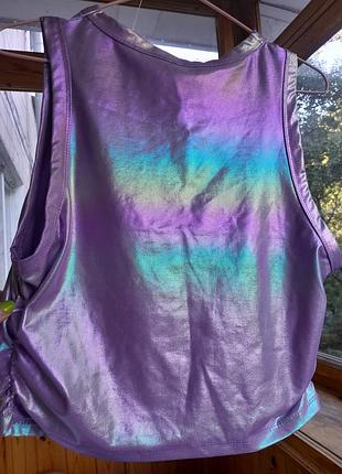 Топ гологрофический, shein, женский, m-l, лето