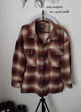 Тепла оверсайз рубашка 9