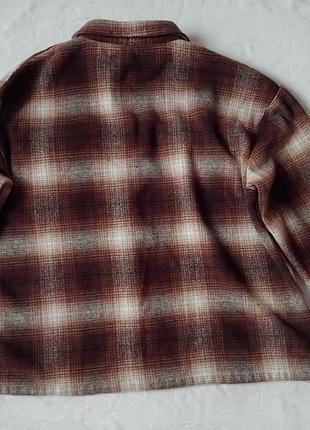 Тепла оверсайз рубашка 4