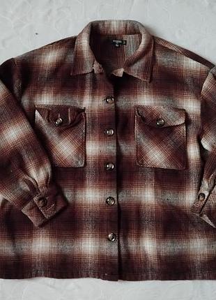 Тепла оверсайз рубашка 5