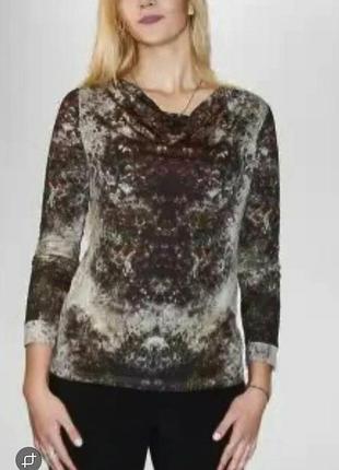 Туника вискоза/серо-коричневые камни (италия) р.54