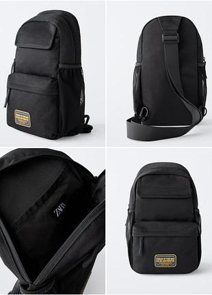 Zara сумка-рюкзак через плечо оригинал для ученика