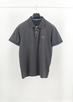 Чоловіча polo футболка gant silver