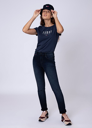 Футболка tommy jeans logo slim fit
