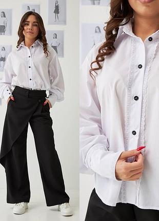 Костюм: блуза и брюки на девочку для девочки