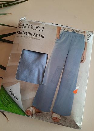 Красиві широкі лляні штани esmara розмір xl/2xl