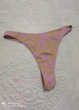 Трусики жіночі купальні skinny aqua