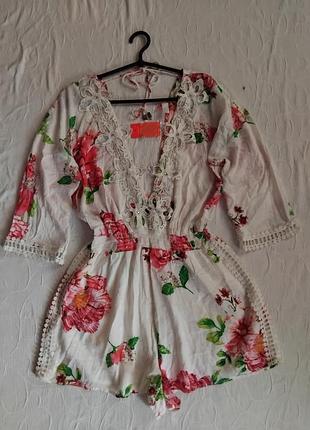 Неймовірно красивий бавовняний ромпер