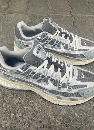 Кросівки nike p-6000 flat pewter grey light-iron-ore metallic 41-45