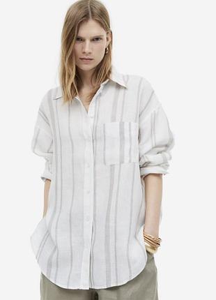 Сорочка льняна h&m