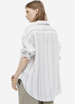 Сорочка льняна h&m