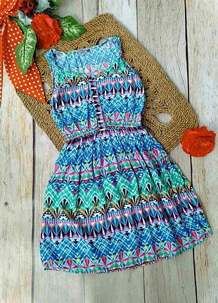 Летнее сарафан из вискозы летнее платье для девочки