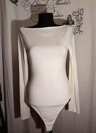 Базовый боди белого цвета 💗