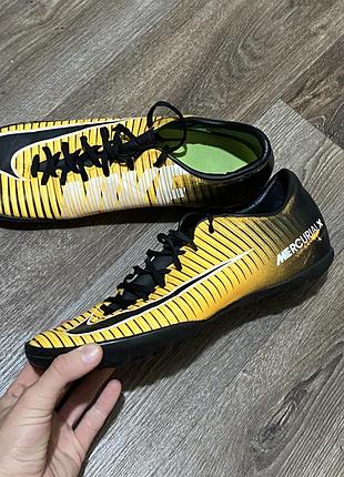 Nike mercurialx vortex iii бутсы мужские футбольные найк меркуриал футзалки сороконожки оригинал бутсы для футбола 42 размер 26 см 26,5 см