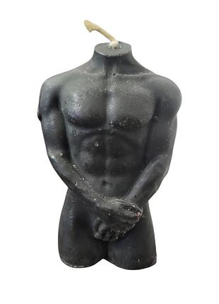 Свічка чоловічий ситует чорний 9 см