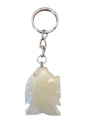 Брелок для ключів із оніксу риба 90 мм