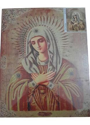 Алмазная мозаика икона умиление богородицы 40*50 см набор