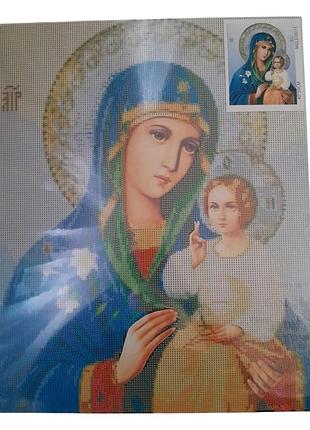 Алмазная мозаика икона неувядаемый цвет 40*50 см набор
