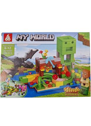 Конструктор minecraft парк розваг дракон 4в1 220 деталі