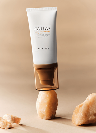 Skin1004 madagascar centella air-fit suncream plus light spf30 мінеральний сонцезахисний крем 50 мл