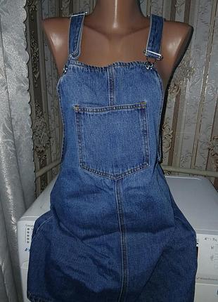 Джинсовый сарафан 4