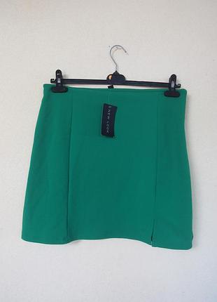 Новая зеленая мини юбка от new look